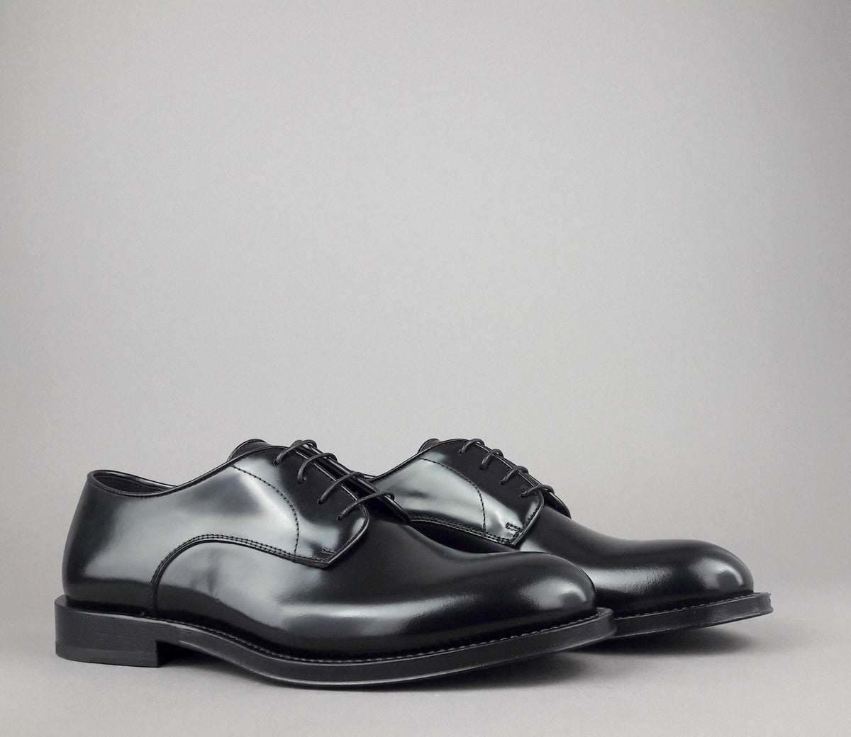 Corvari Derby Uomo Vitello Spazzolato Nero