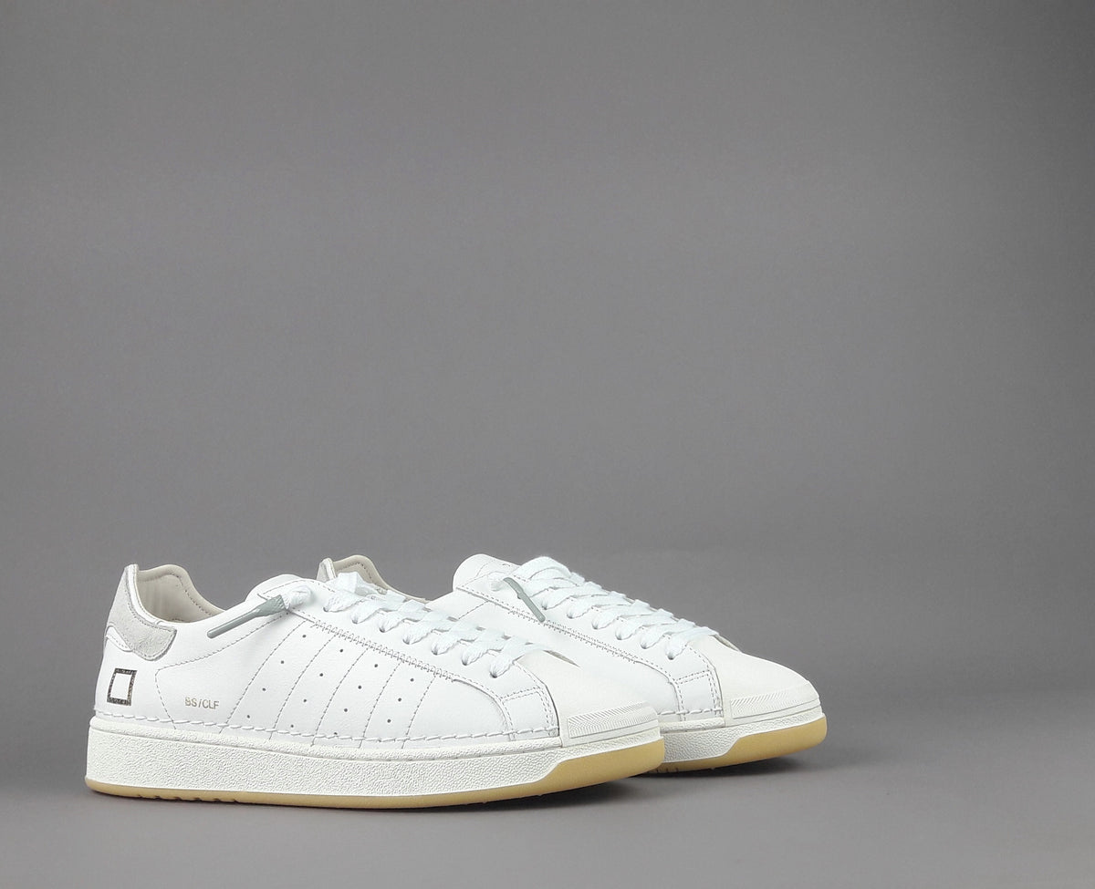 D.A.T.E. Base Sneakers Uomo Pelle Bianco