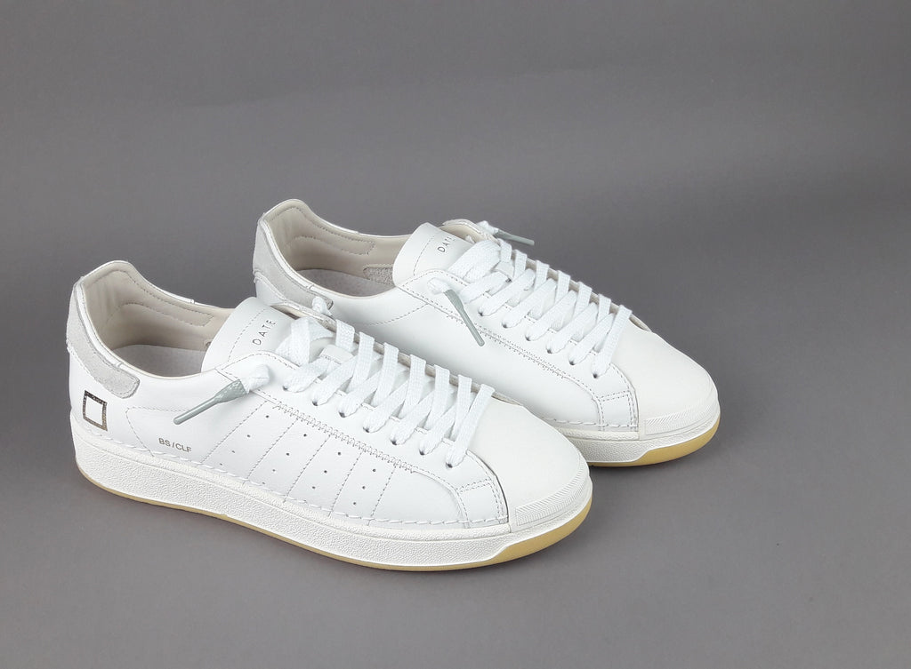D.A.T.E. Base Sneakers Uomo Pelle Bianco