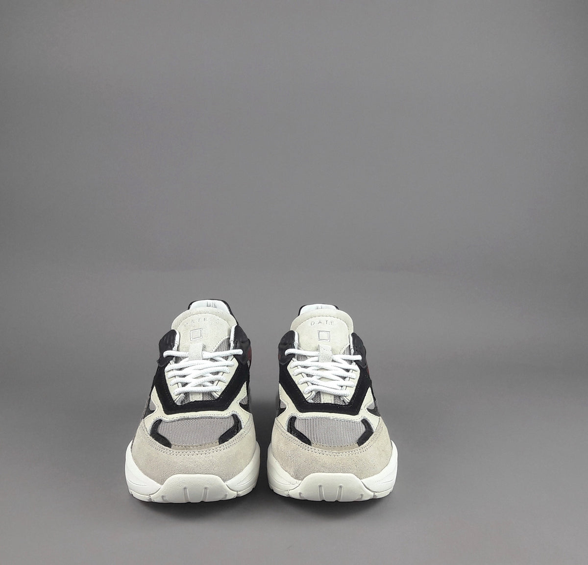D.A.T.E. Fuga Sneakers Donna Camoscio Tela Avorio