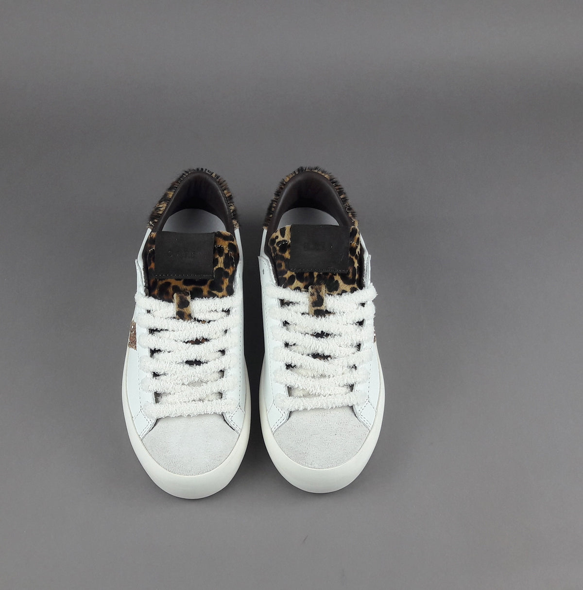 D.A.T.E. Hill Low Donna Pelle Bianco
