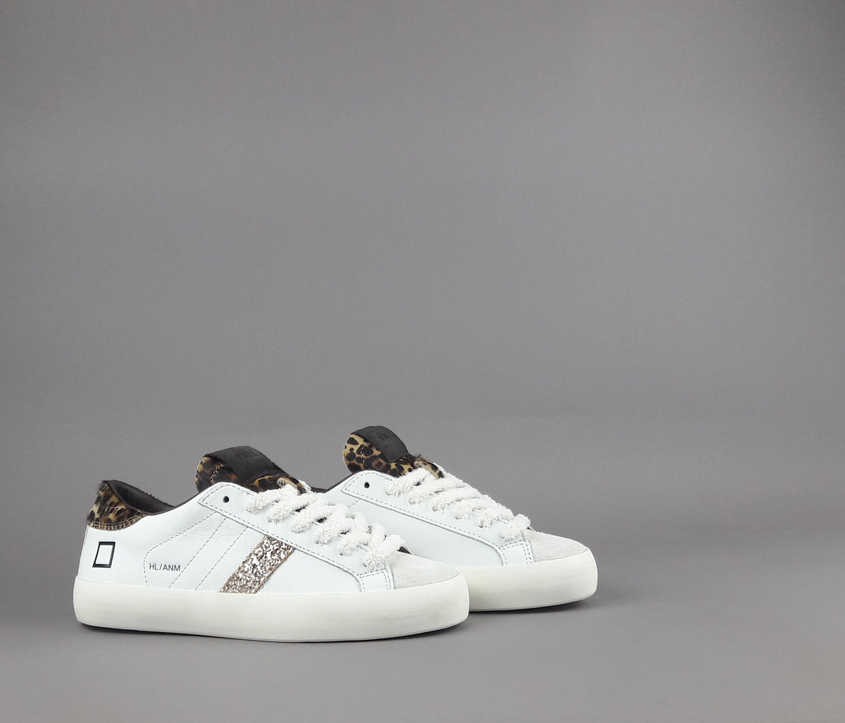 D.A.T.E. Hill Low Donna Pelle Bianco