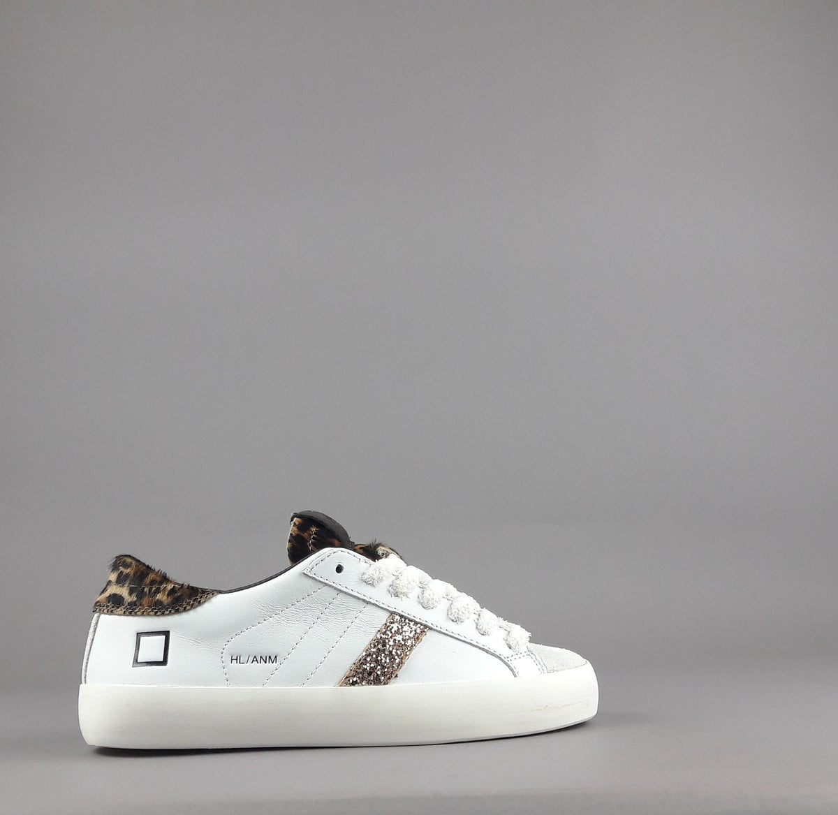 D.A.T.E. Hill Low Donna Pelle Bianco