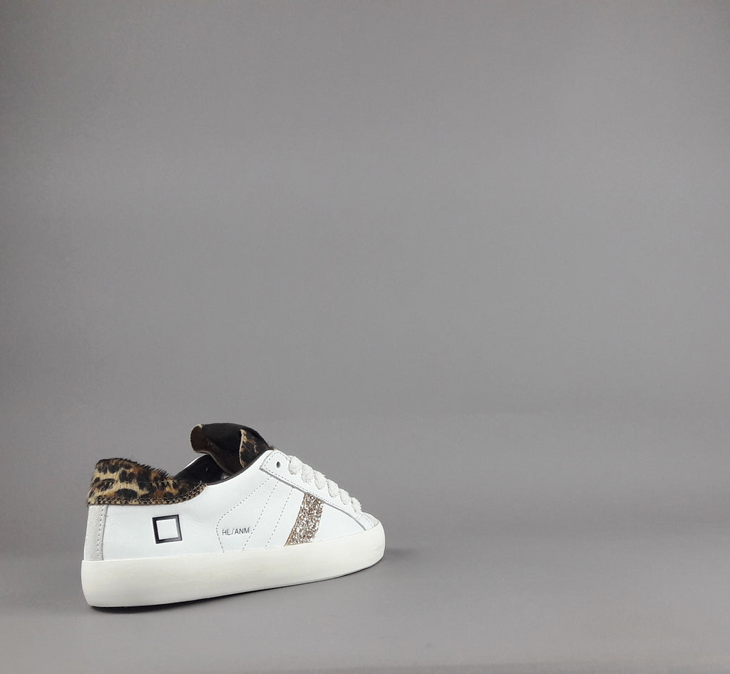 D.A.T.E. Hill Low Donna Pelle Bianco