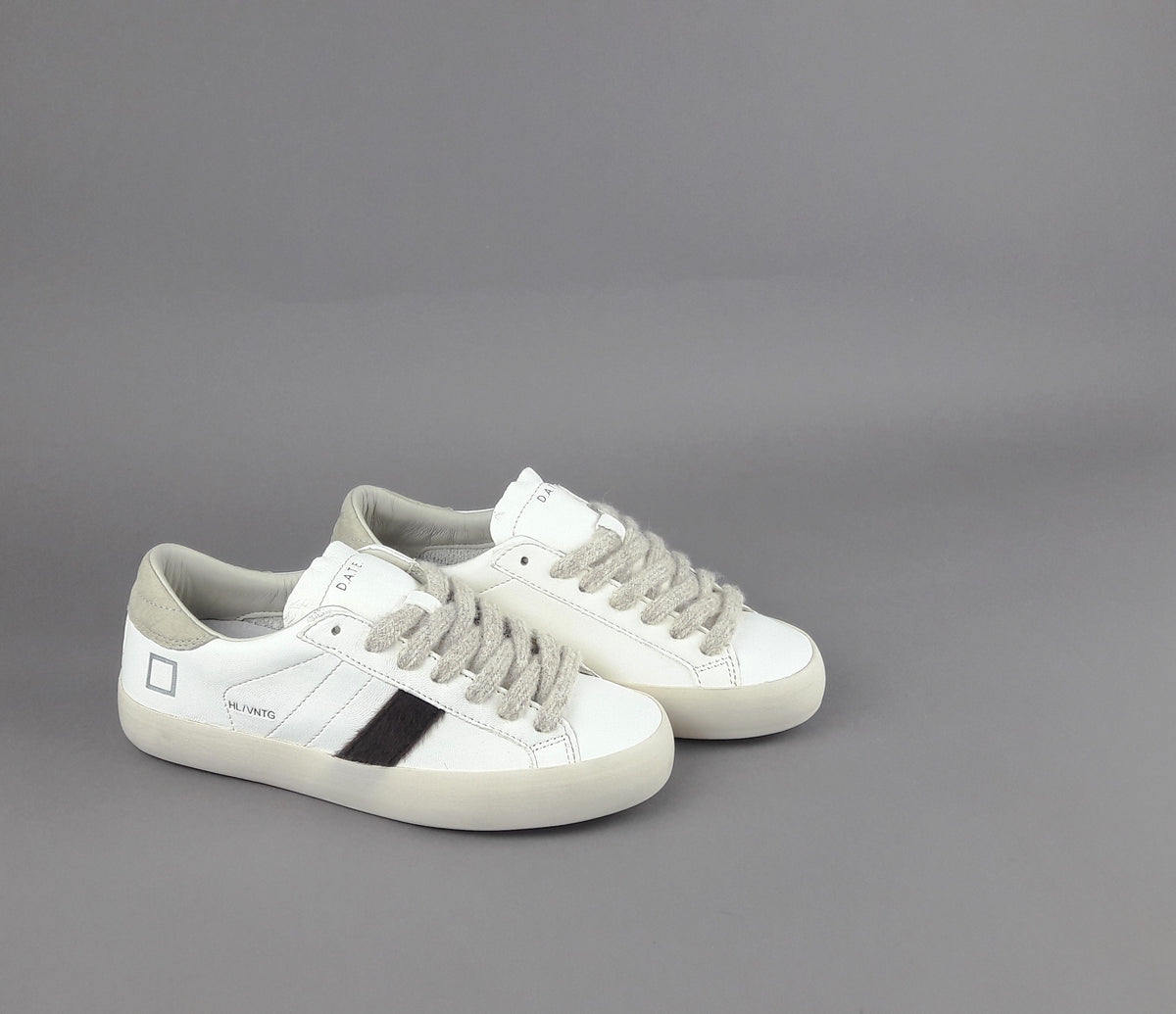 D.A.T.E. Hill Low Donna Pelle Panna