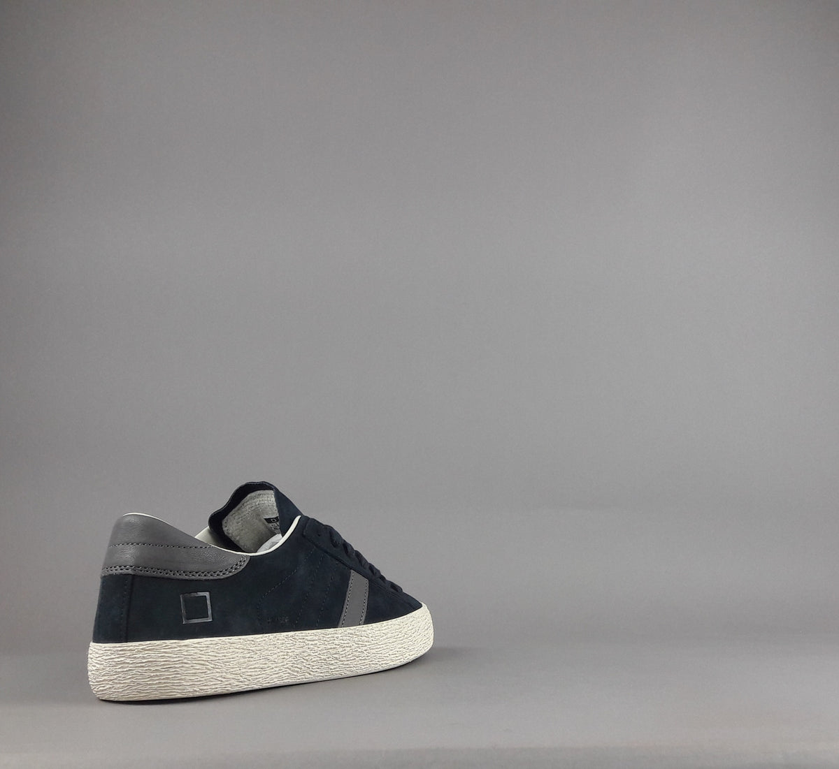 D.A.T.E. Hill Low Uomo Camoscio Blu Scuro