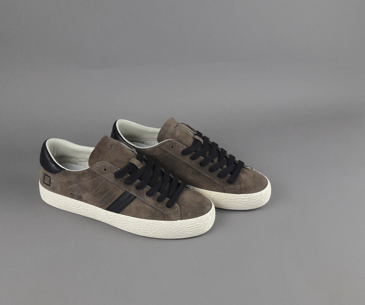 D.A.T.E. Hill Low Uomo Camoscio Marrone
