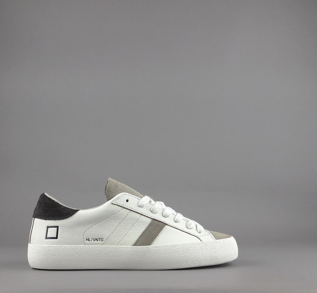 D.A.T.E. Hill Low Uomo Pelle Bianco