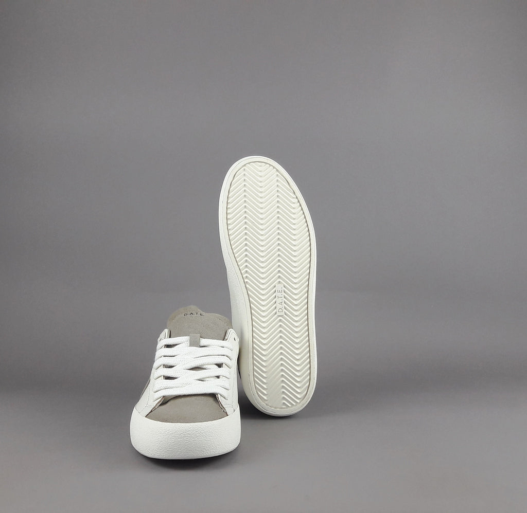 D.A.T.E. Hill Low Uomo Pelle Bianco