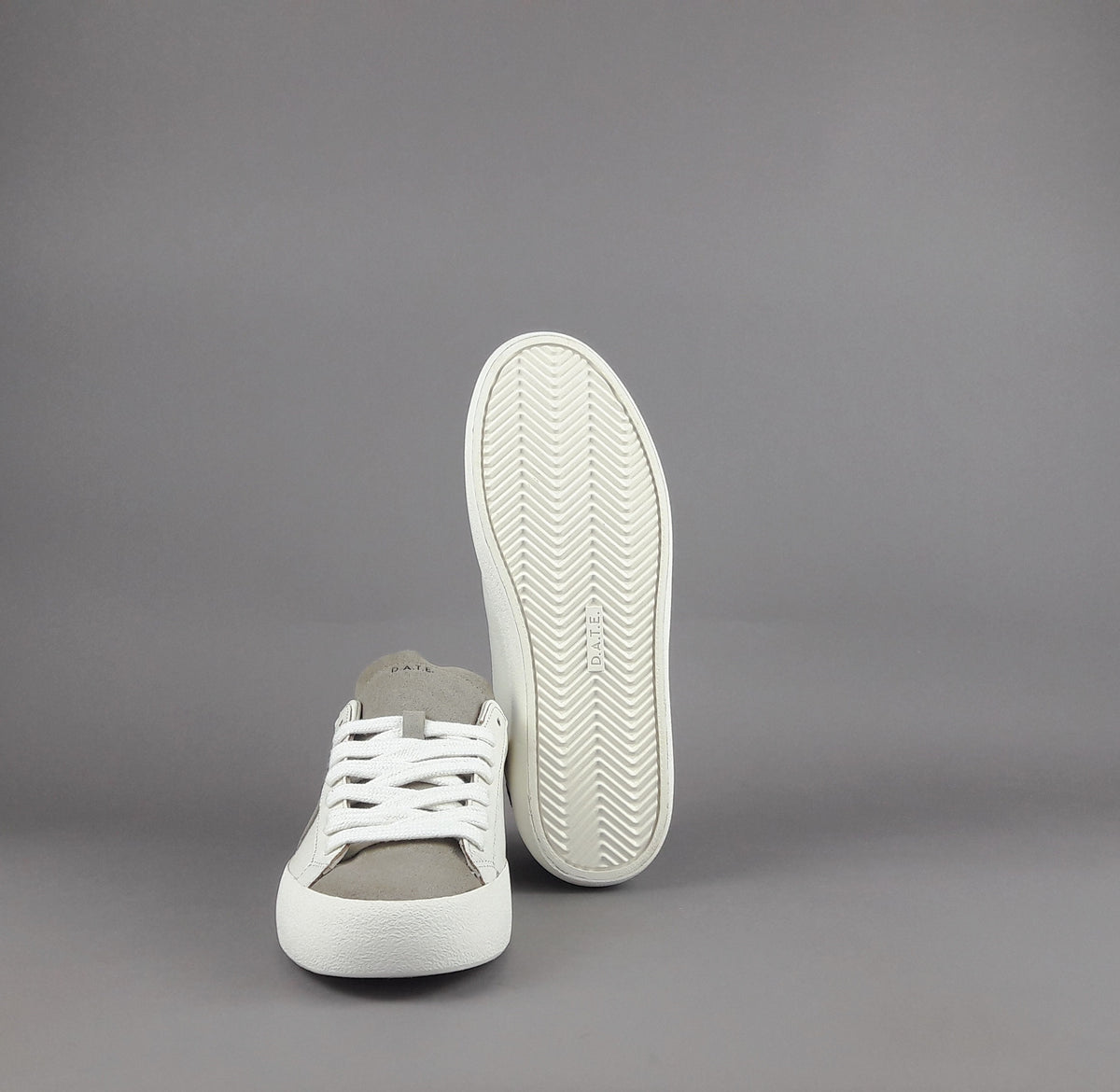 D.A.T.E. Hill Low Uomo Pelle Bianco