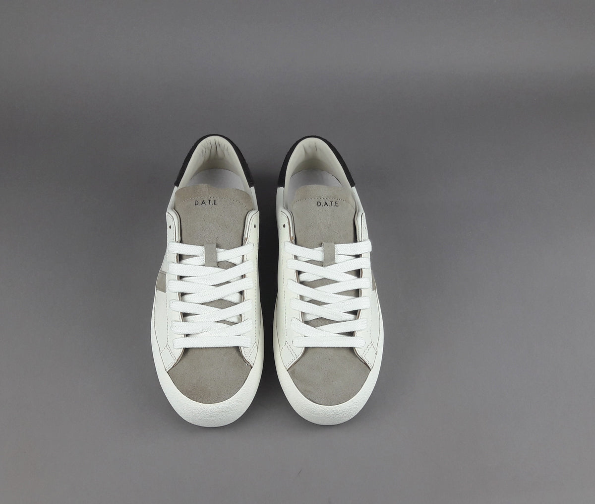 D.A.T.E. Hill Low Uomo Pelle Bianco