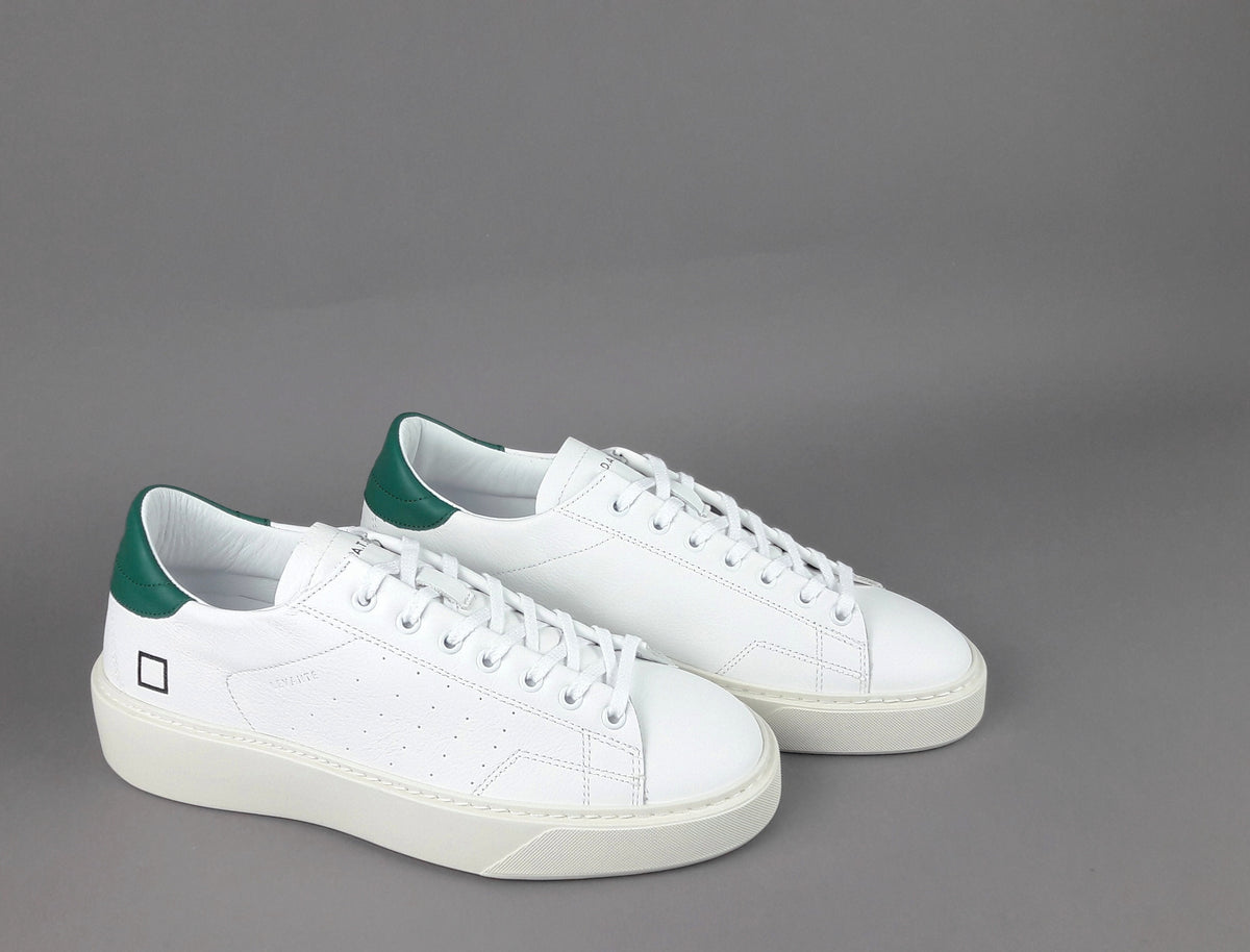 D.A.T.E. Levante Sneakers Uomo Pelle Bianco