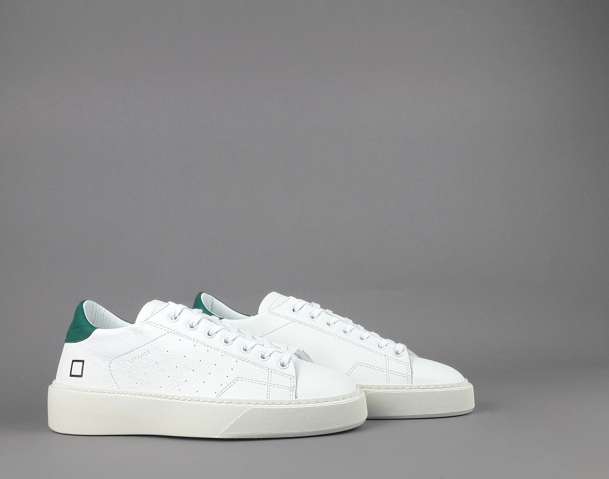 D.A.T.E. Levante Sneakers Uomo Pelle Bianco