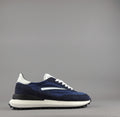 D.A.T.E. Sneakers Athleta Uomo Camoscio E Tela Blu Scuro