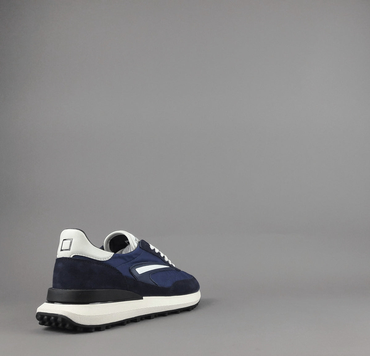 D.A.T.E. Sneakers Athleta Uomo Camoscio E Tela Blu Scuro