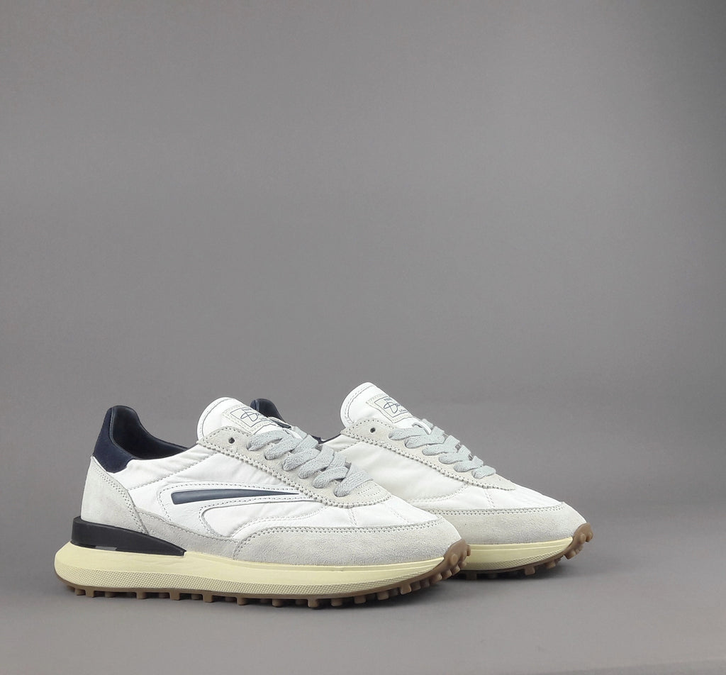 D.A.T.E. Sneakers Athleta Uomo Camoscio E Tela Ghiaccio