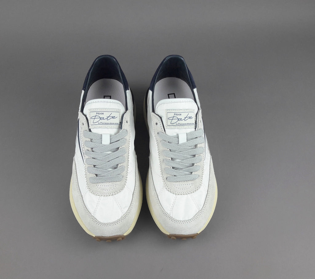 D.A.T.E. Sneakers Athleta Uomo Camoscio E Tela Ghiaccio