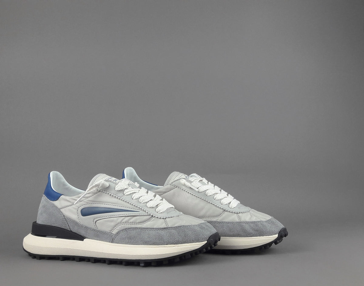 D.A.T.E. Sneakers Athleta Uomo Camoscio E Tela Grigio