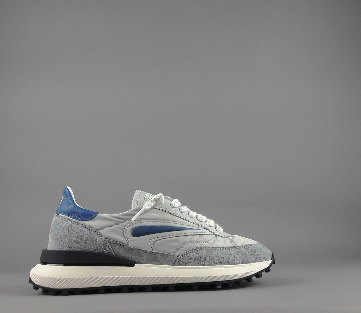 D.A.T.E. Sneakers Athleta Uomo Camoscio E Tela Grigio