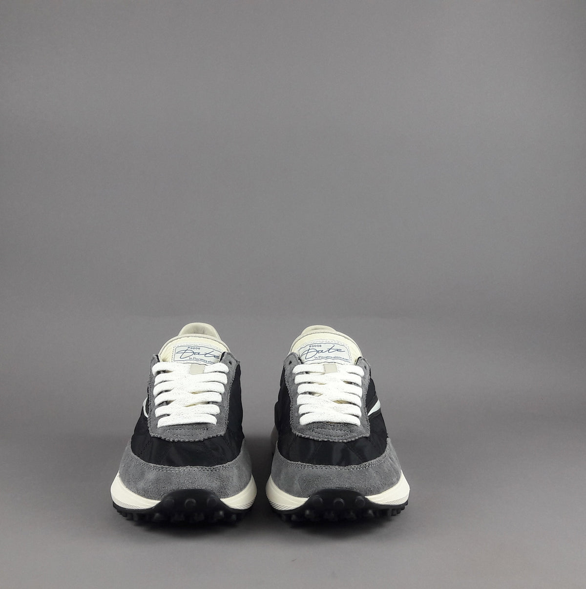 D.A.T.E. Sneakers Athleta Uomo Camoscio E Tela Grigio
