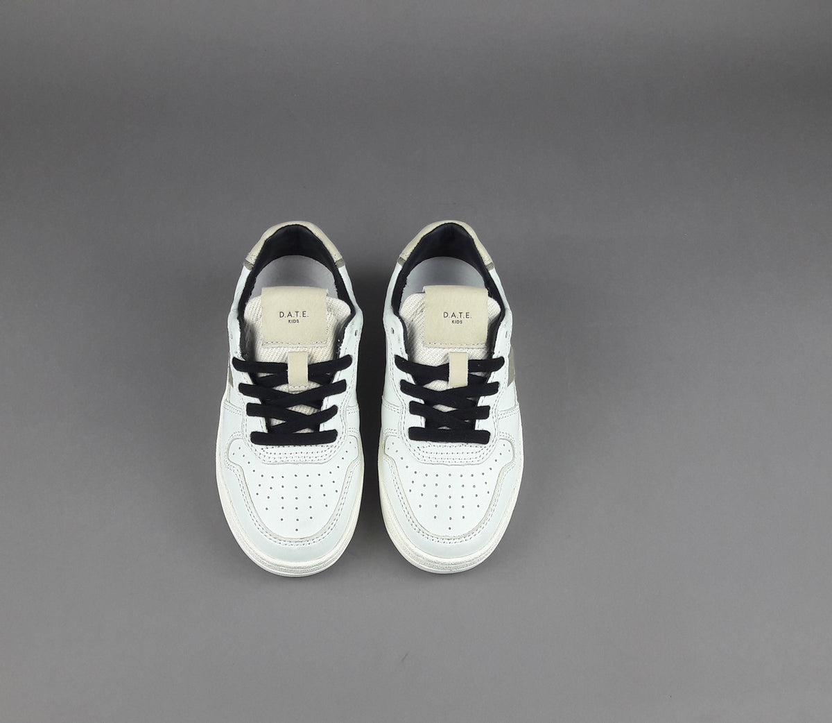 D.A.T.E. Sneakers Court 2.0 Junior Pelle Bianco