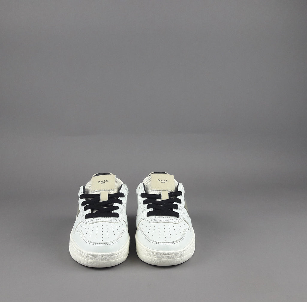 D.A.T.E. Sneakers Court 2.0 Junior Pelle Bianco
