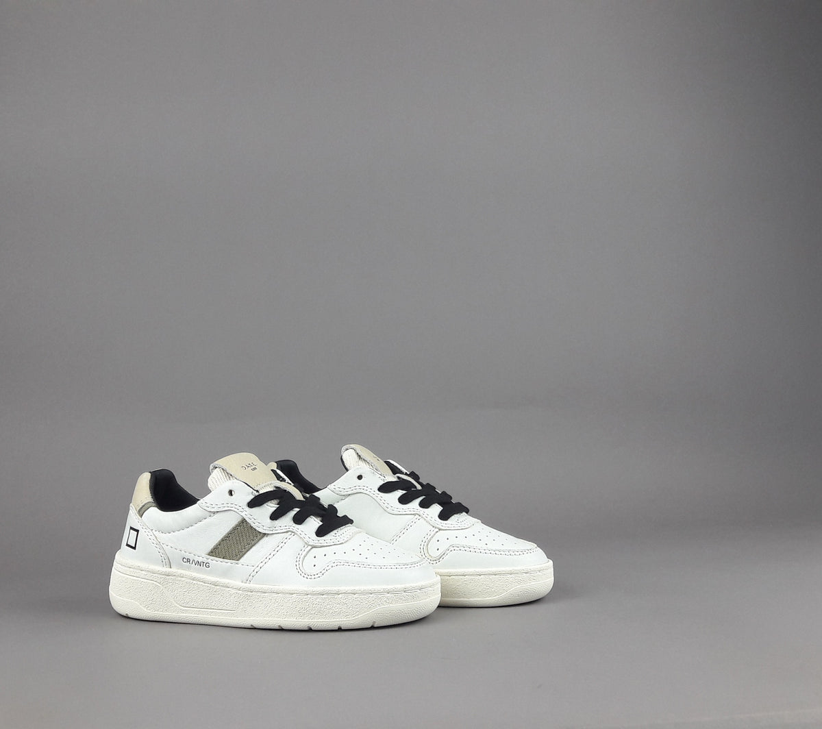 D.A.T.E. Sneakers Court 2.0 Junior Pelle Bianco