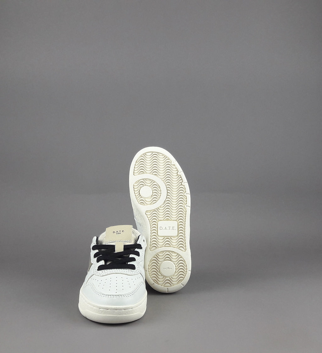 D.A.T.E. Sneakers Court 2.0 Junior Pelle Bianco