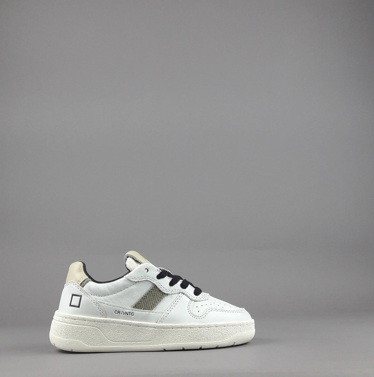 D.A.T.E. Sneakers Court 2.0 Junior Pelle Bianco