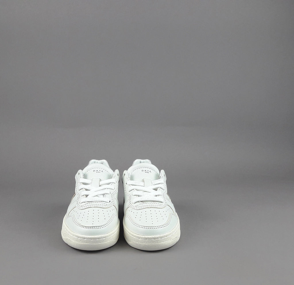 D.A.T.E. Sneakers Court 2.0 Junior Pelle Bianco