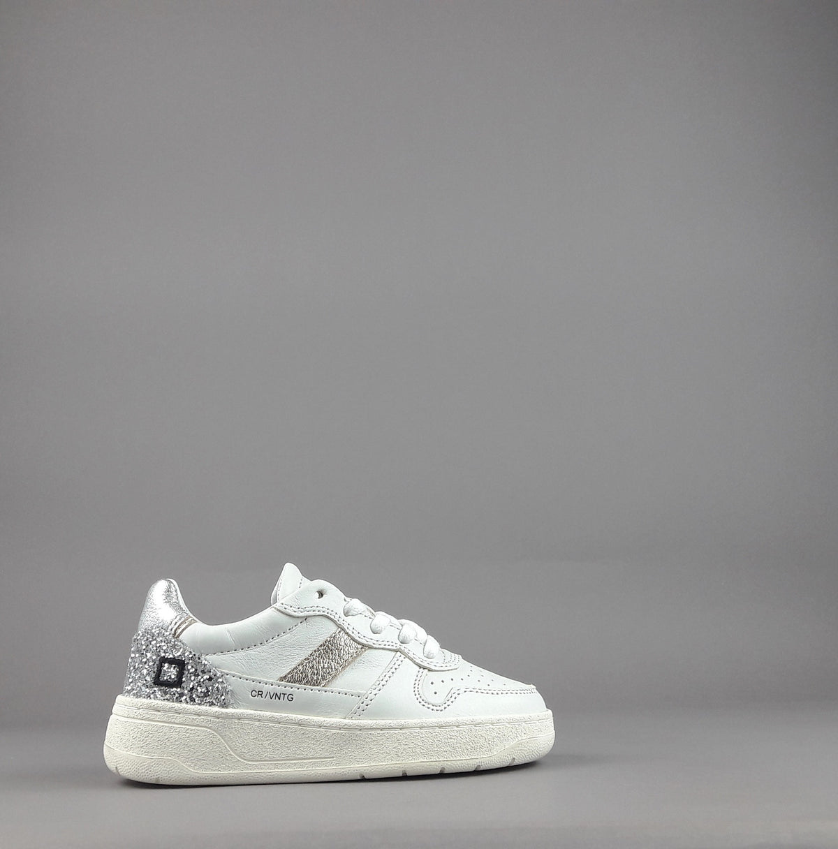 D.A.T.E. Sneakers Court 2.0 Junior Pelle Bianco