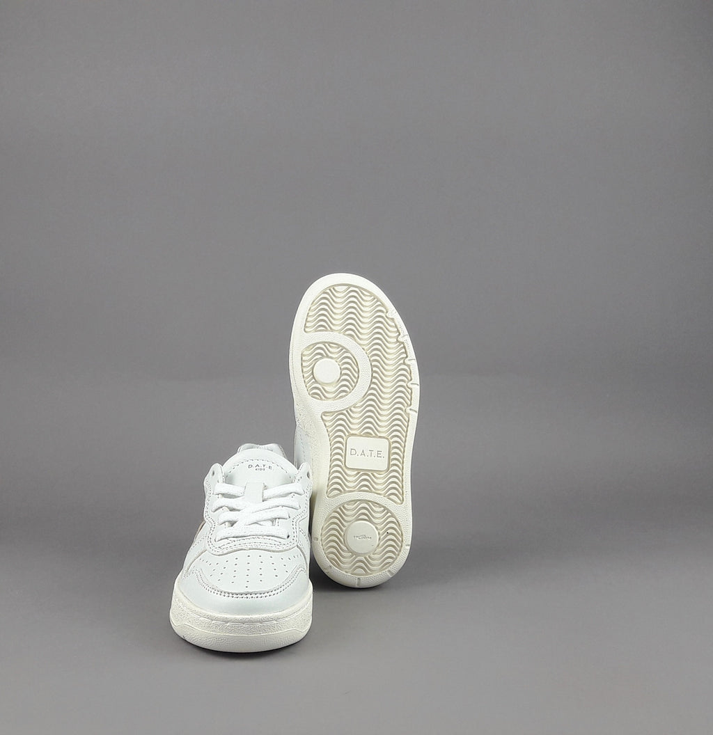 D.A.T.E. Sneakers Court 2.0 Junior Pelle Bianco