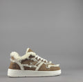 D.A.T.E. Sneakers Court Donna Montone Marrone Chiaro