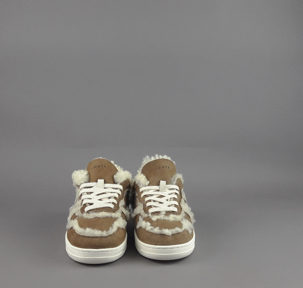 D.A.T.E. Sneakers Court Donna Montone Marrone Chiaro