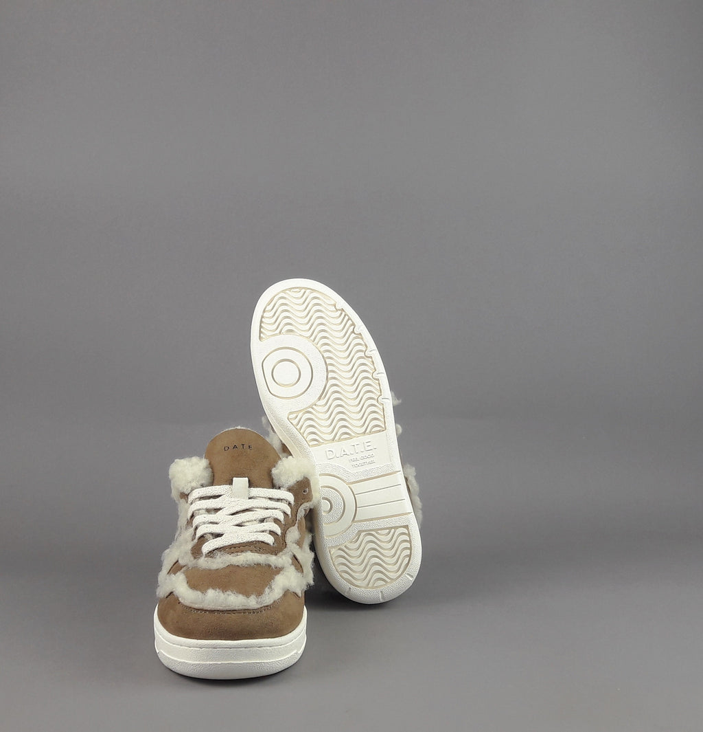 D.A.T.E. Sneakers Court Donna Montone Marrone Chiaro