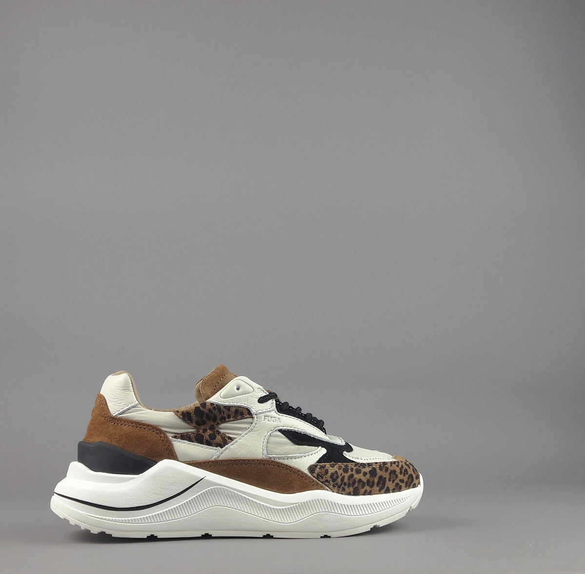 D.A.T.E. Sneakers Fuga Donna Camoscio Tela Marrone
