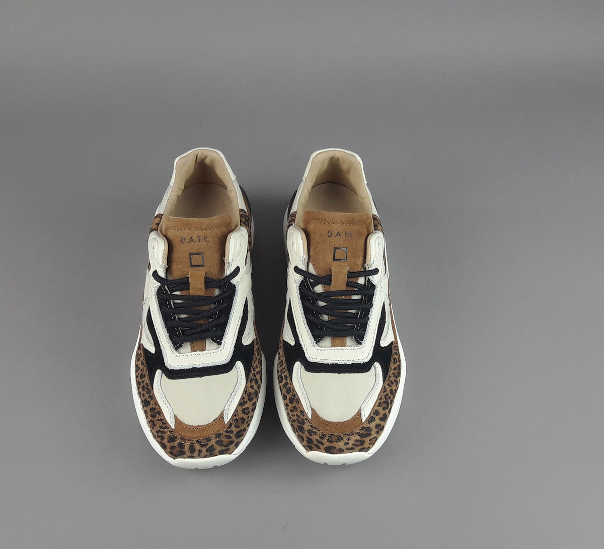 D.A.T.E. Sneakers Fuga Donna Camoscio Tela Marrone