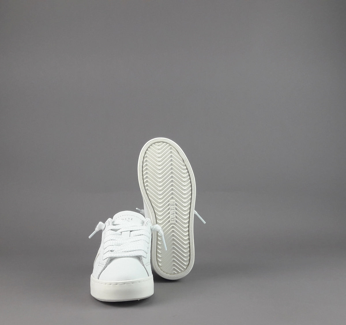 D.A.T.E. Sneakers Hill Low Calf Junior Pelle Bianco