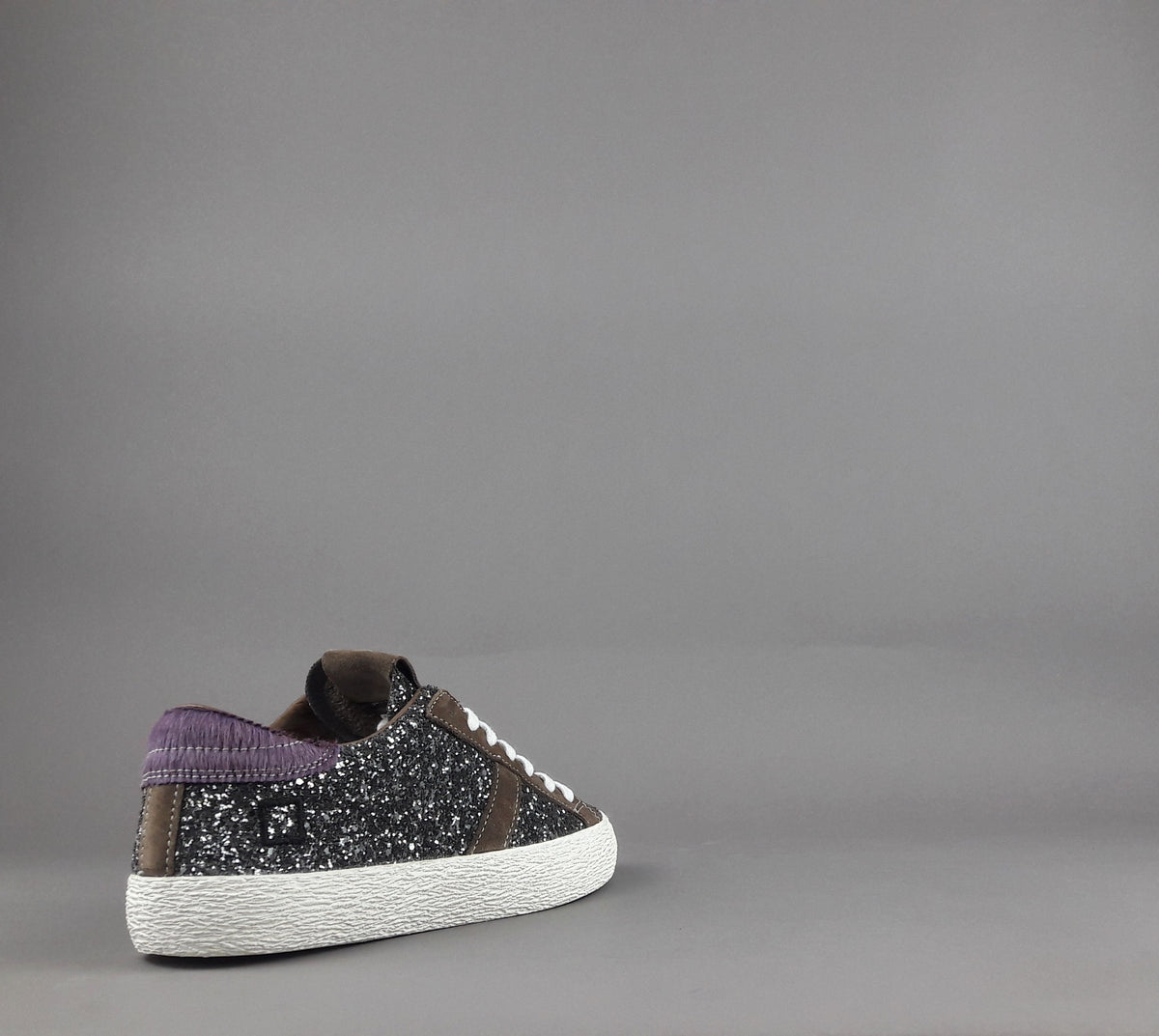 D.A.T.E. Sneakers Hill Low Donna Glitter Antracite