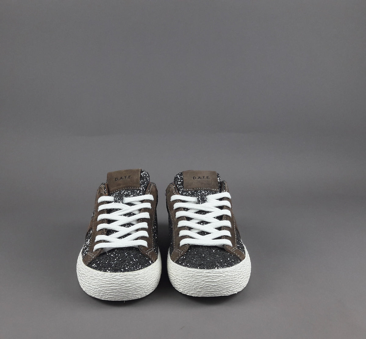 D.A.T.E. Sneakers Hill Low Donna Glitter Antracite