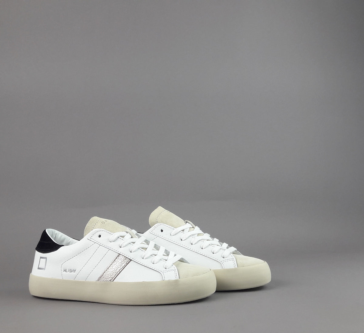 D.A.T.E. Sneakers Hill Low Donna Pelle Bianco