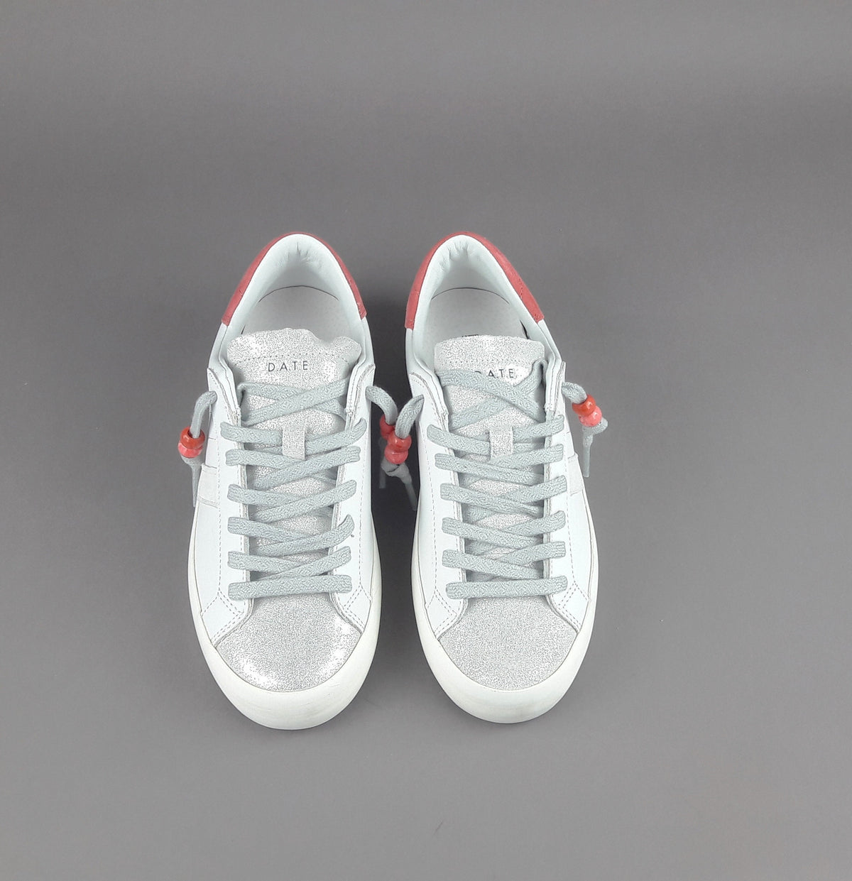 D.A.T.E. Sneakers Hill Low Donna Pelle Bianco
