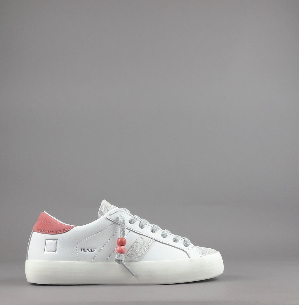 D.A.T.E. Sneakers Hill Low Donna Pelle Bianco