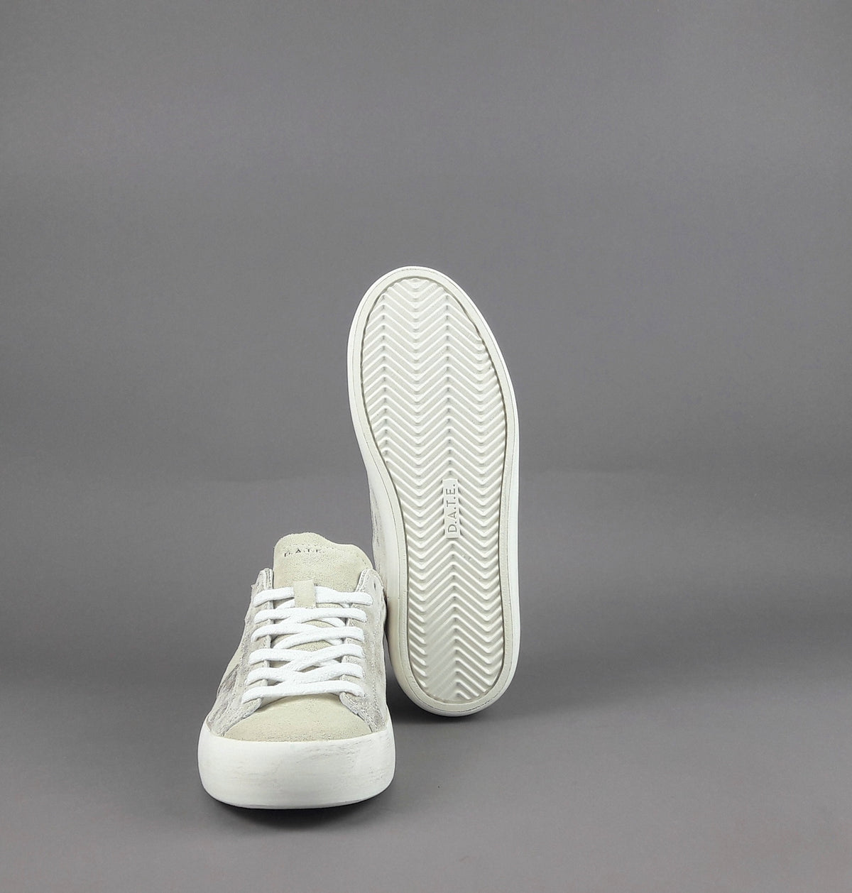 D.A.T.E. Sneakers Hill Low Donna Pelle Platino