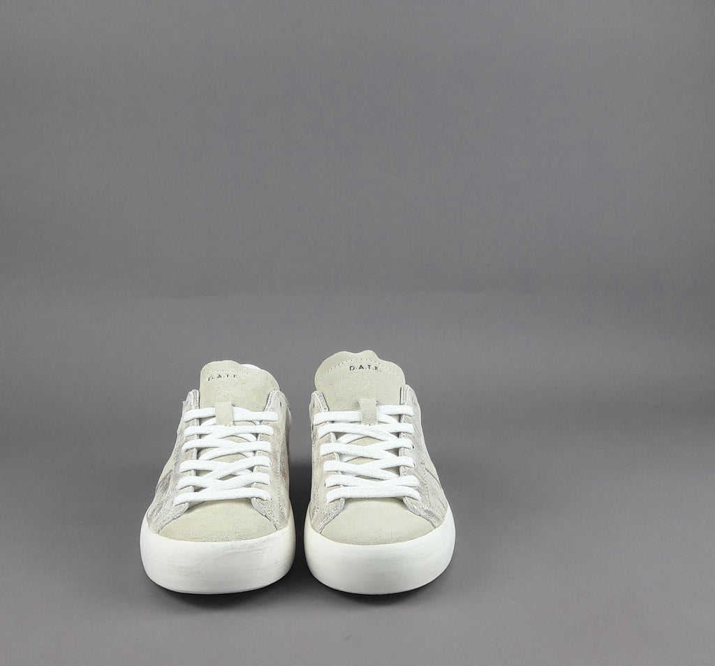 D.A.T.E. Sneakers Hill Low Donna Pelle Platino