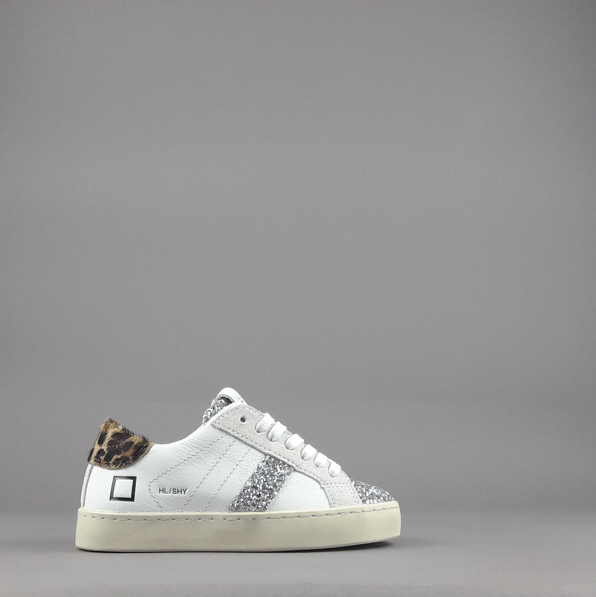 D.A.T.E. Sneakers Hill Low Junior Pelle Bianco
