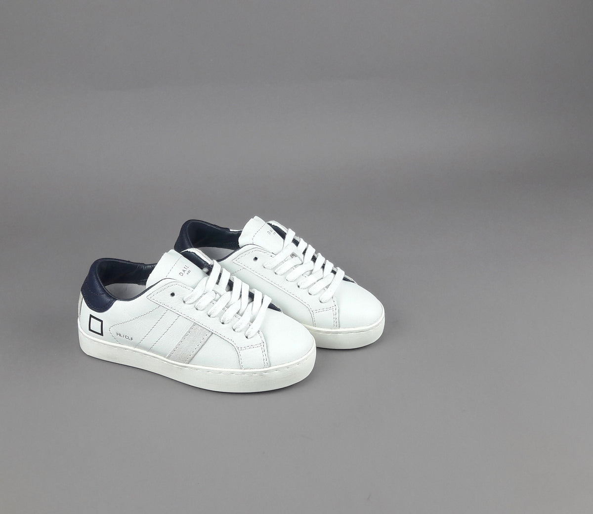 D.A.T.E. Sneakers Hill Low Junior Pelle Bianco