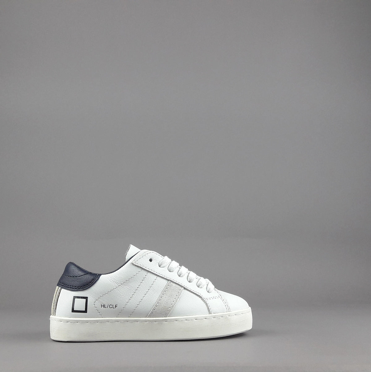 D.A.T.E. Sneakers Hill Low Junior Pelle Bianco