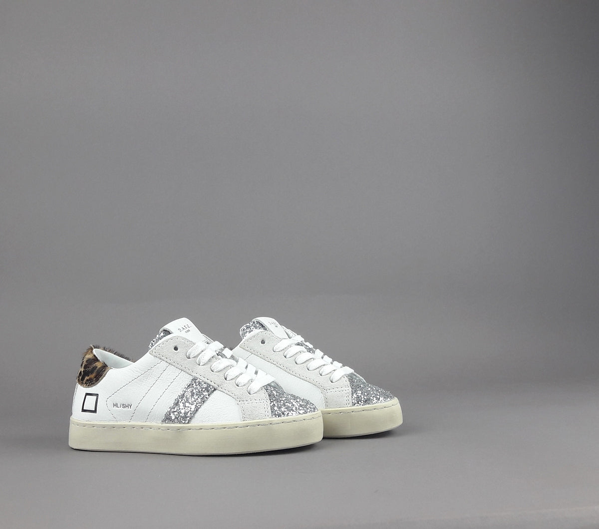 D.A.T.E. Sneakers Hill Low Junior Pelle Bianco