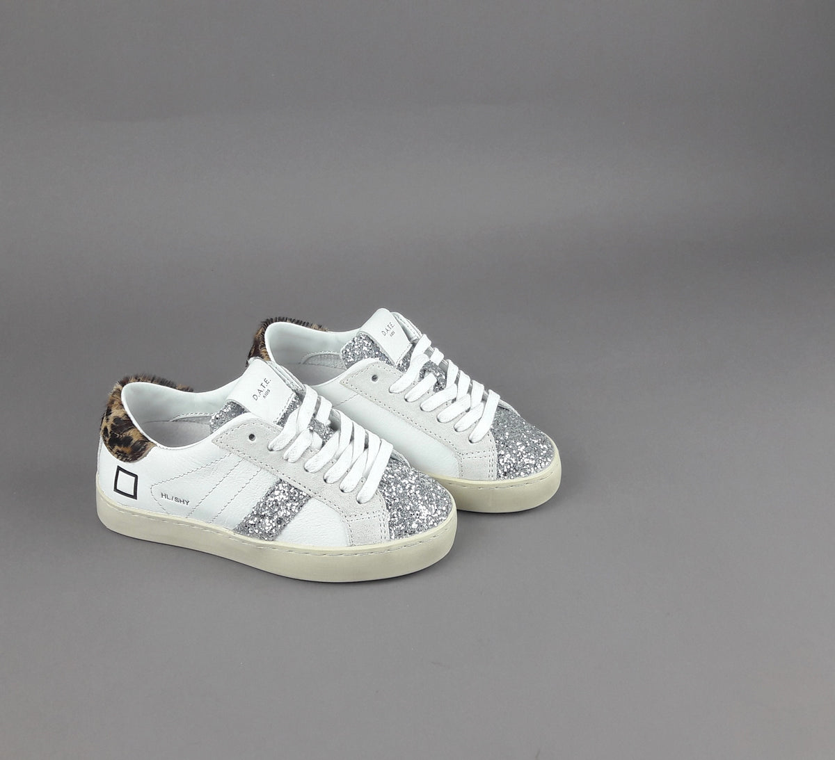 D.A.T.E. Sneakers Hill Low Junior Pelle Bianco
